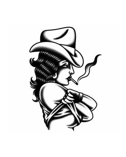 Smoking Cowgirl